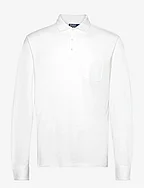 Custom Slim Cotton-Linen Oxford Polo - WHITE