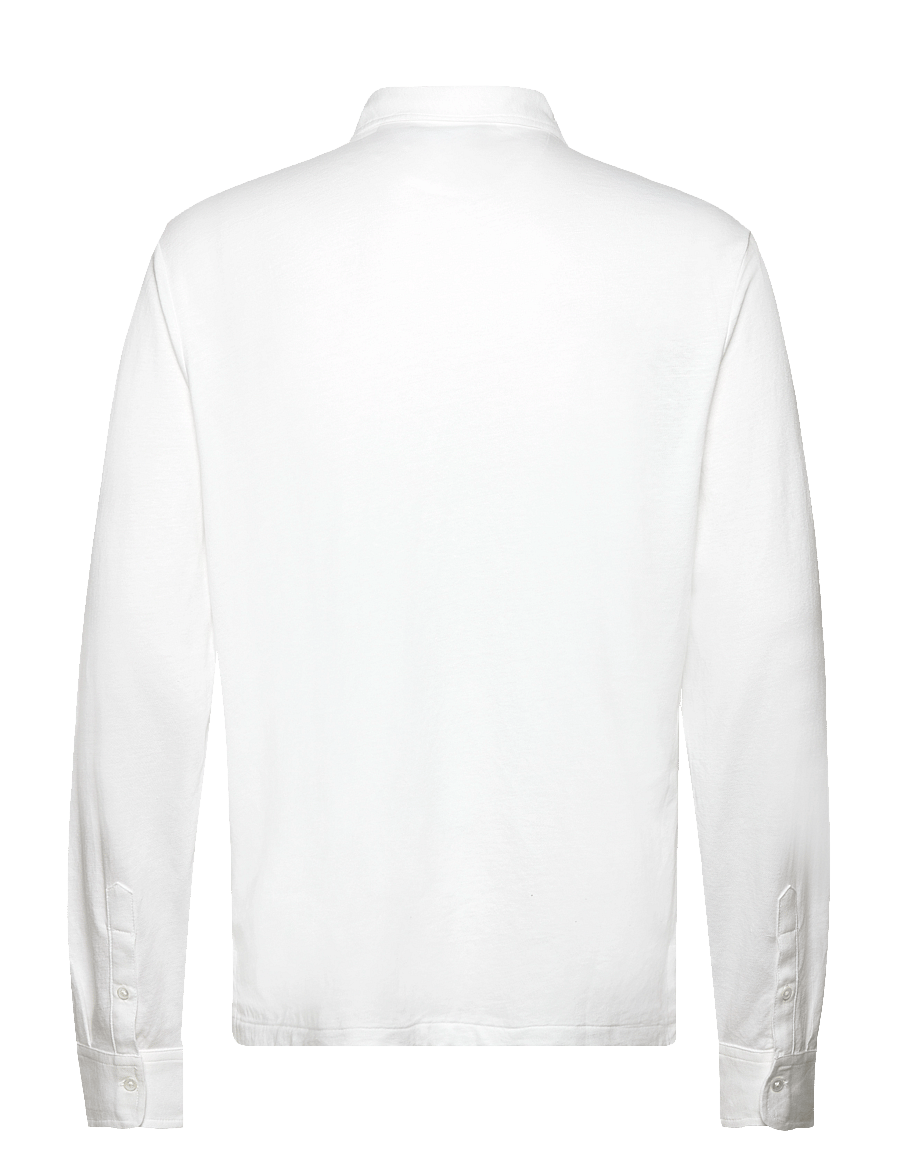 Polo Ralph Lauren - Custom Slim Cotton-Linen Oxford Polo - white - 1