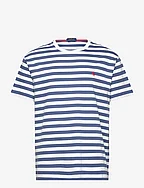 Classic Fit Striped Jersey T-Shirt - OLD ROYAL/WHITE