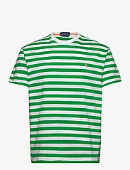 Polo Ralph Lauren - Classic Fit Striped Jersey T-Shirt - short-sleeved t-shirts - preppy green/whit - 0