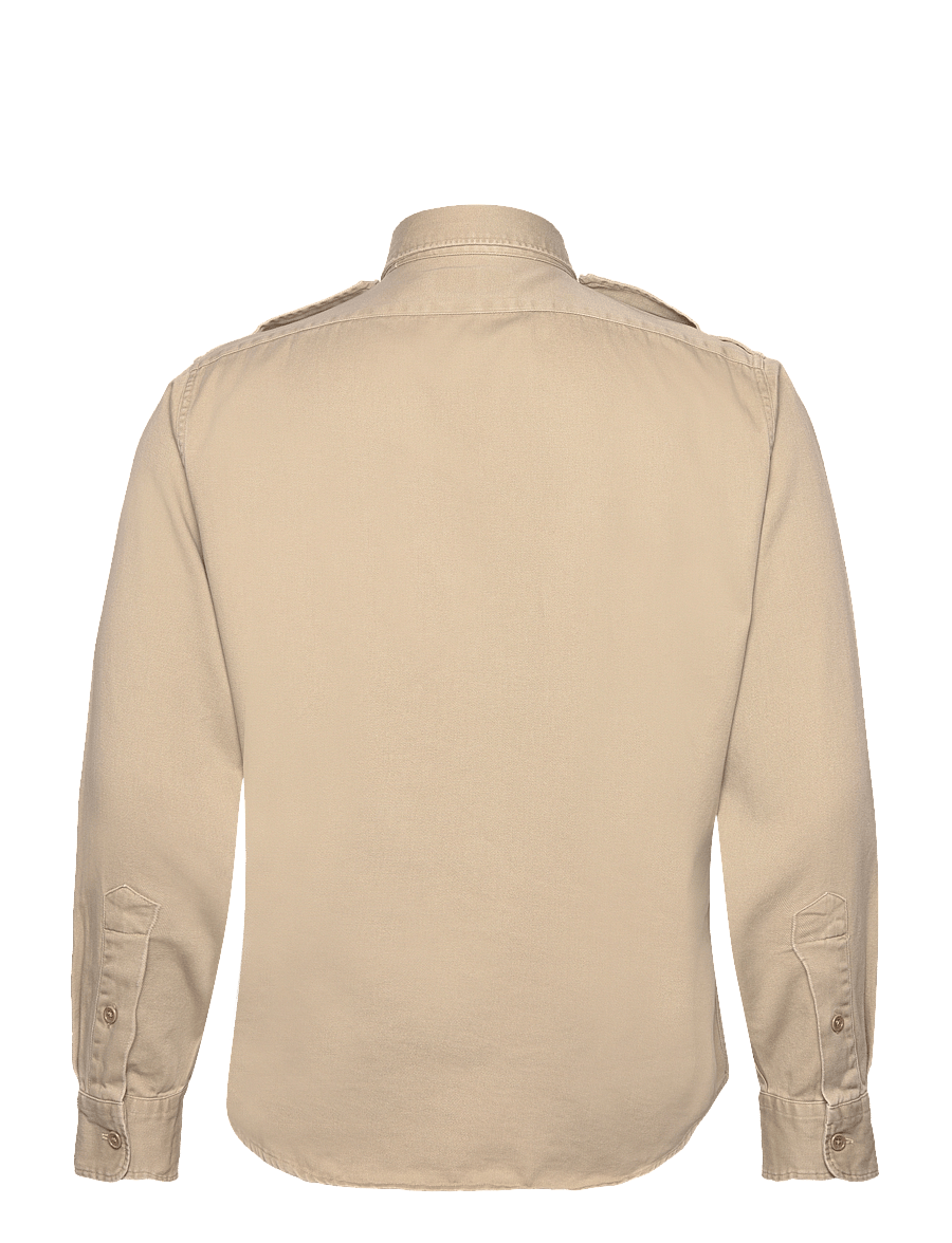 Polo Ralph Lauren - Classic Fit Twill Workshirt - 3419 khaki - 1
