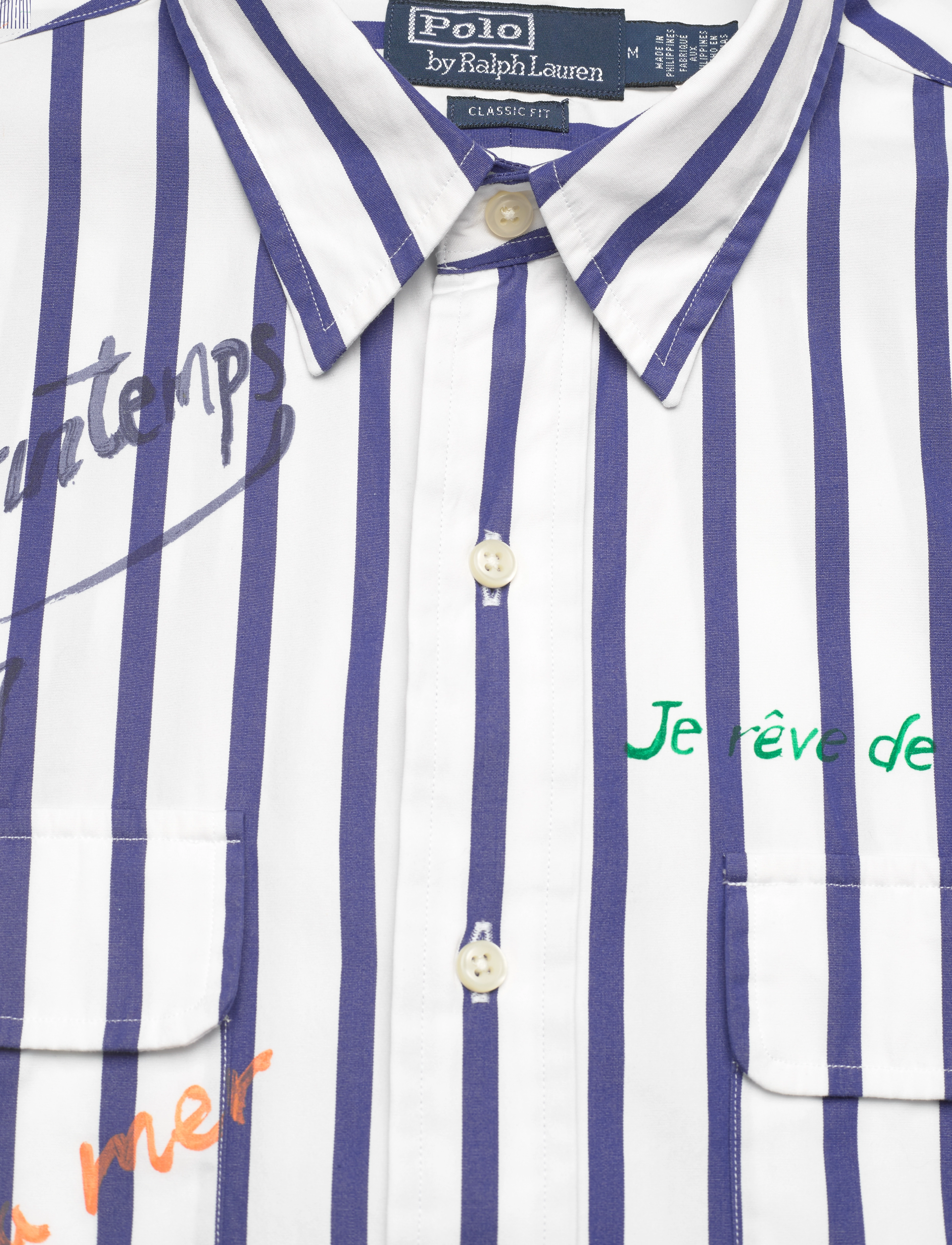 Polo Ralph Lauren - Classic Fit Striped Poplin Workshirt - 5171b blue/white - 2