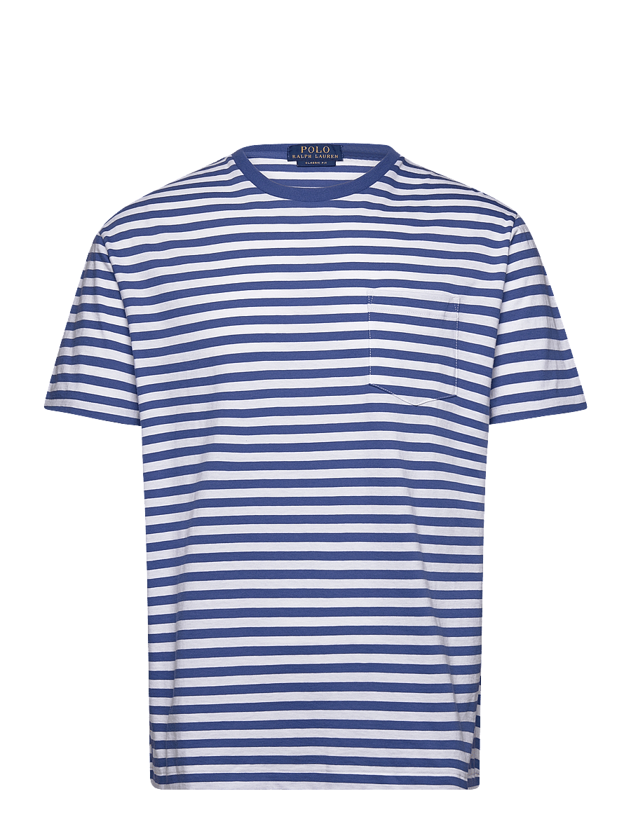 Polo Ralph Lauren - Classic Fit Striped Jersey T-Shirt - royal navy/white - 0