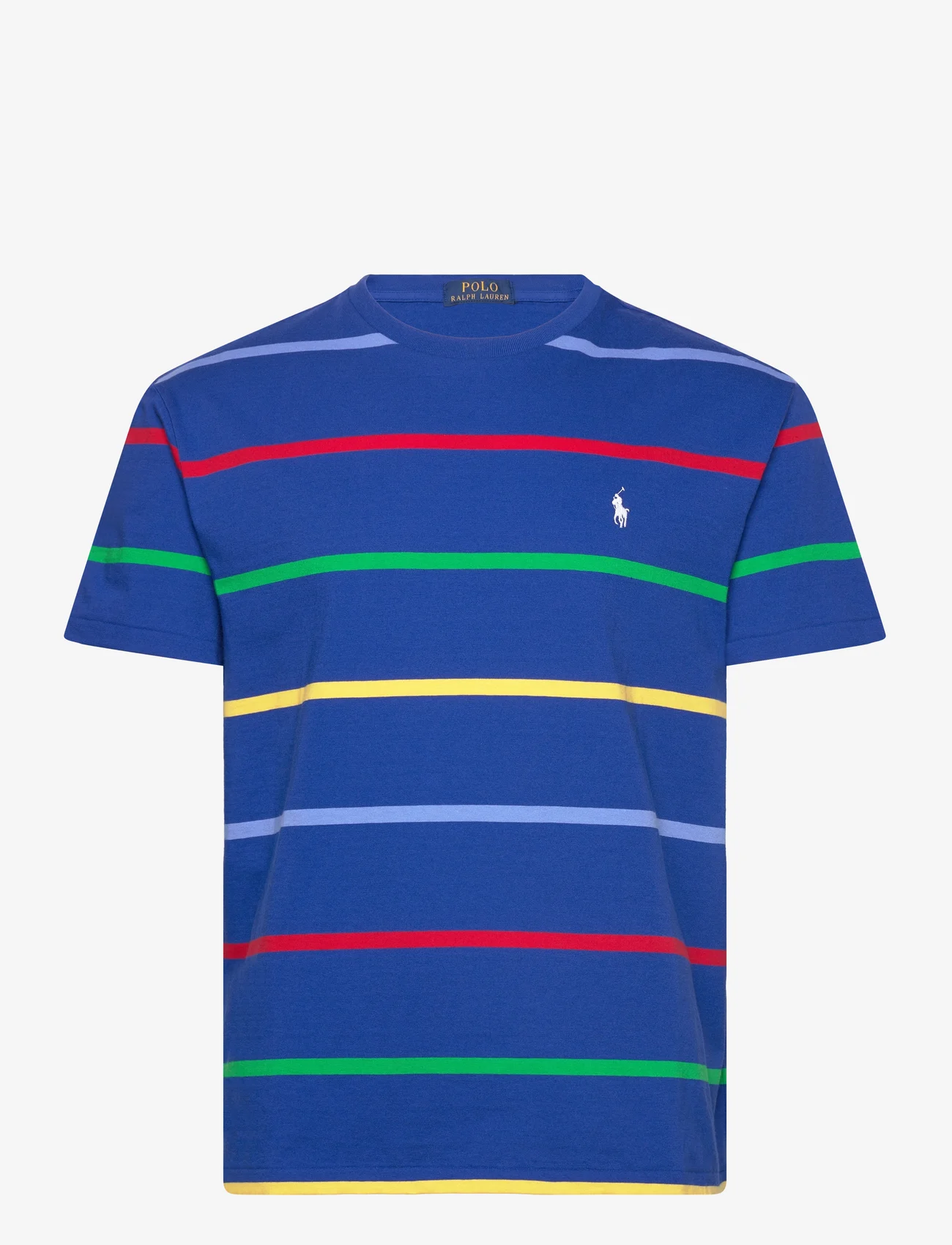 Polo Ralph Lauren - Classic Fit Striped Jersey T-Shirt - short-sleeved t-shirts - sapphire star mul - 0
