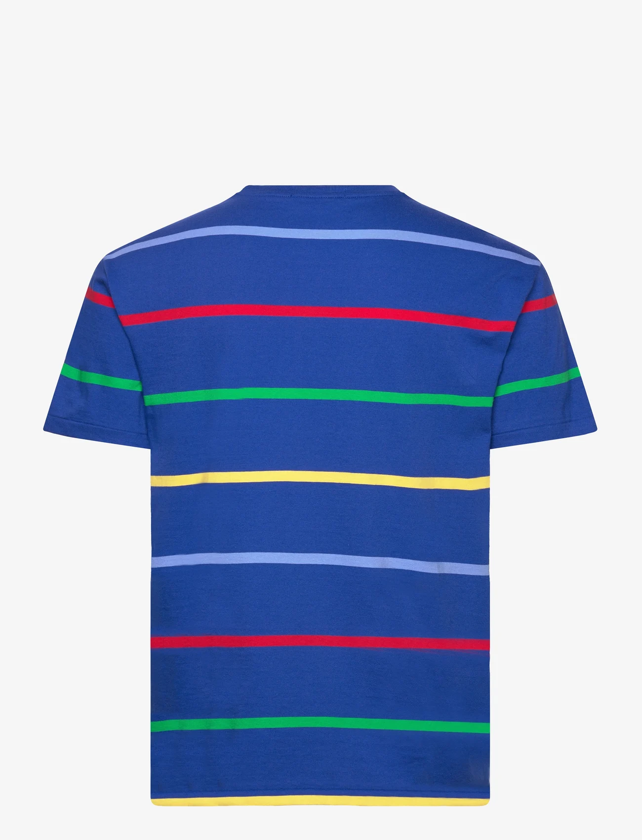 Polo Ralph Lauren - Classic Fit Striped Jersey T-Shirt - short-sleeved t-shirts - sapphire star mul - 1