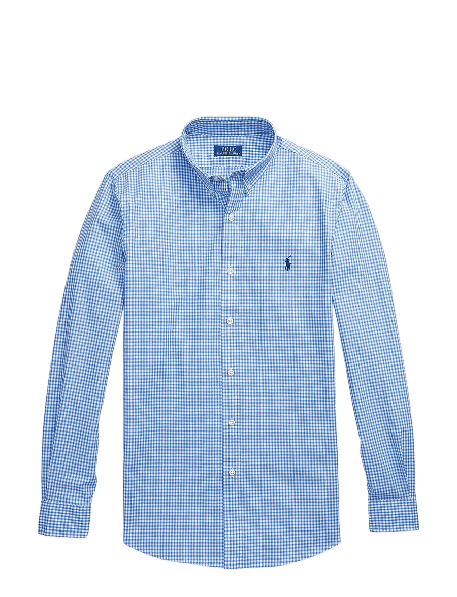 Polo Ralph Lauren - 50/1 BISTRCH POPLIN-SLBDPPCS - casual skjortor - 2863 blue/white c - 1