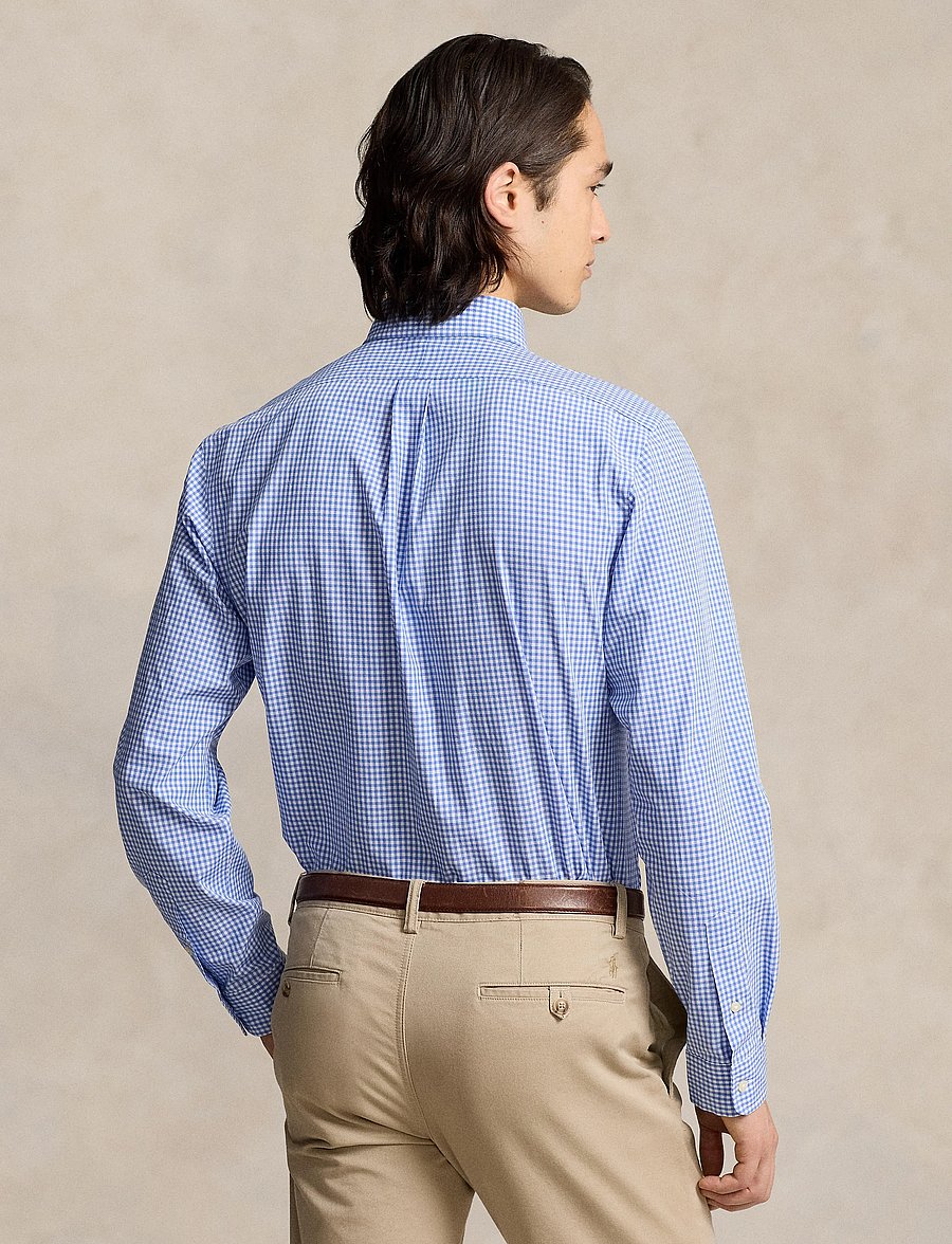 Polo Ralph Lauren - 50/1 BISTRCH POPLIN-SLBDPPCS - casual skjortor - 2863 blue/white c - 2