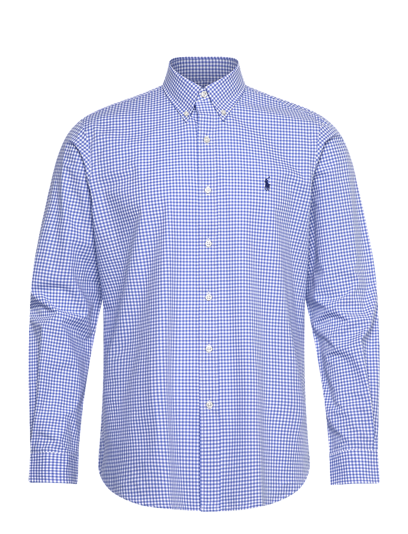 Polo Ralph Lauren - Custom Fit Stretch Poplin Shirt - tavalised t-särgid - 2863 blue/white c - 0