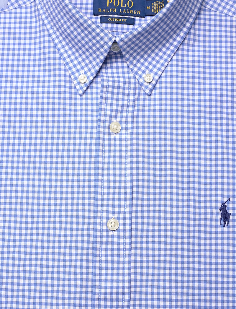Polo Ralph Lauren - Custom Fit Stretch Poplin Shirt - tavalised t-särgid - 2863 blue/white c - 2