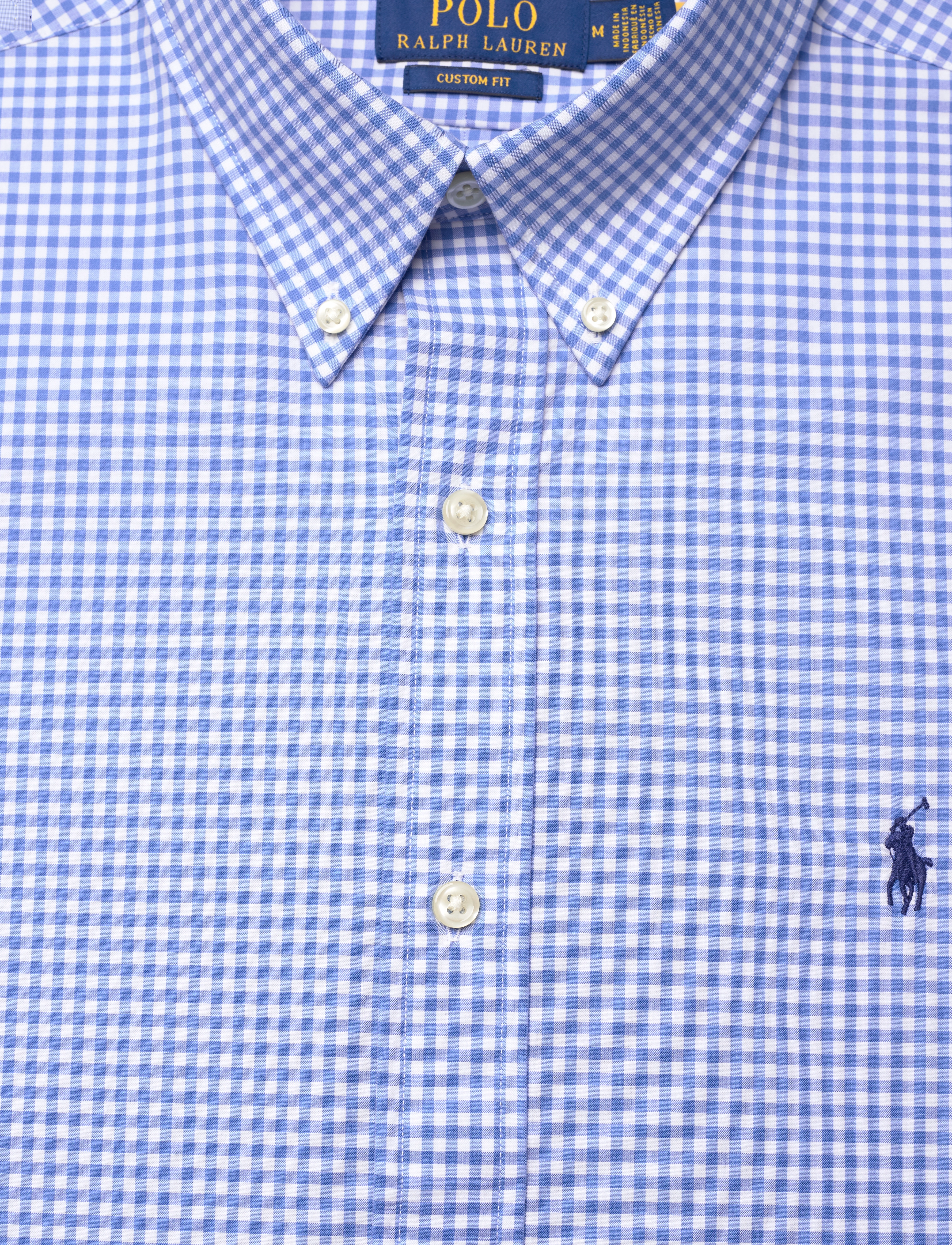 Polo Ralph Lauren - Custom Fit Stretch Poplin Shirt - casual skjorter - 2863 blue/white c - 2