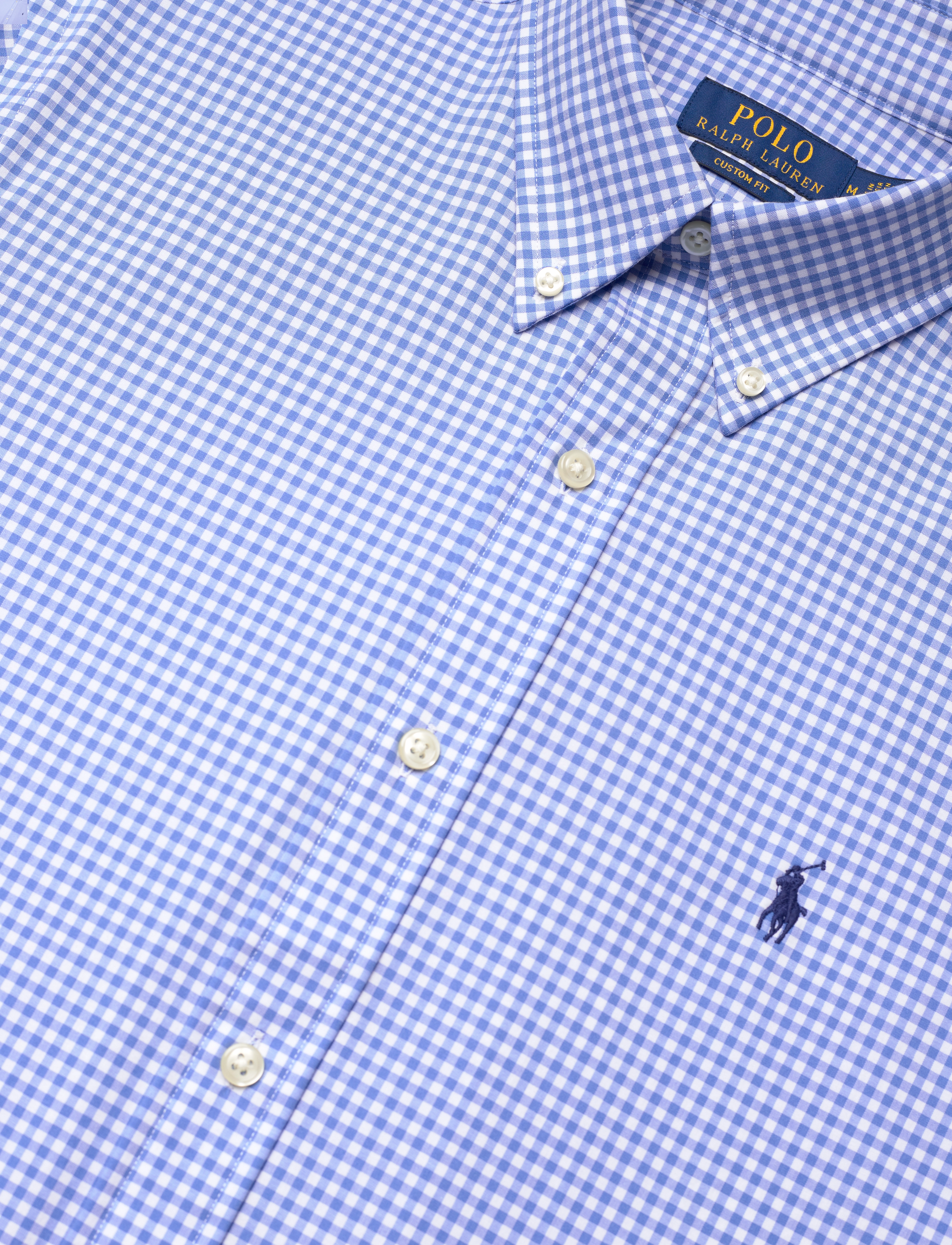 Polo Ralph Lauren - Custom Fit Stretch Poplin Shirt - casual skjorter - 2863 blue/white c - 3