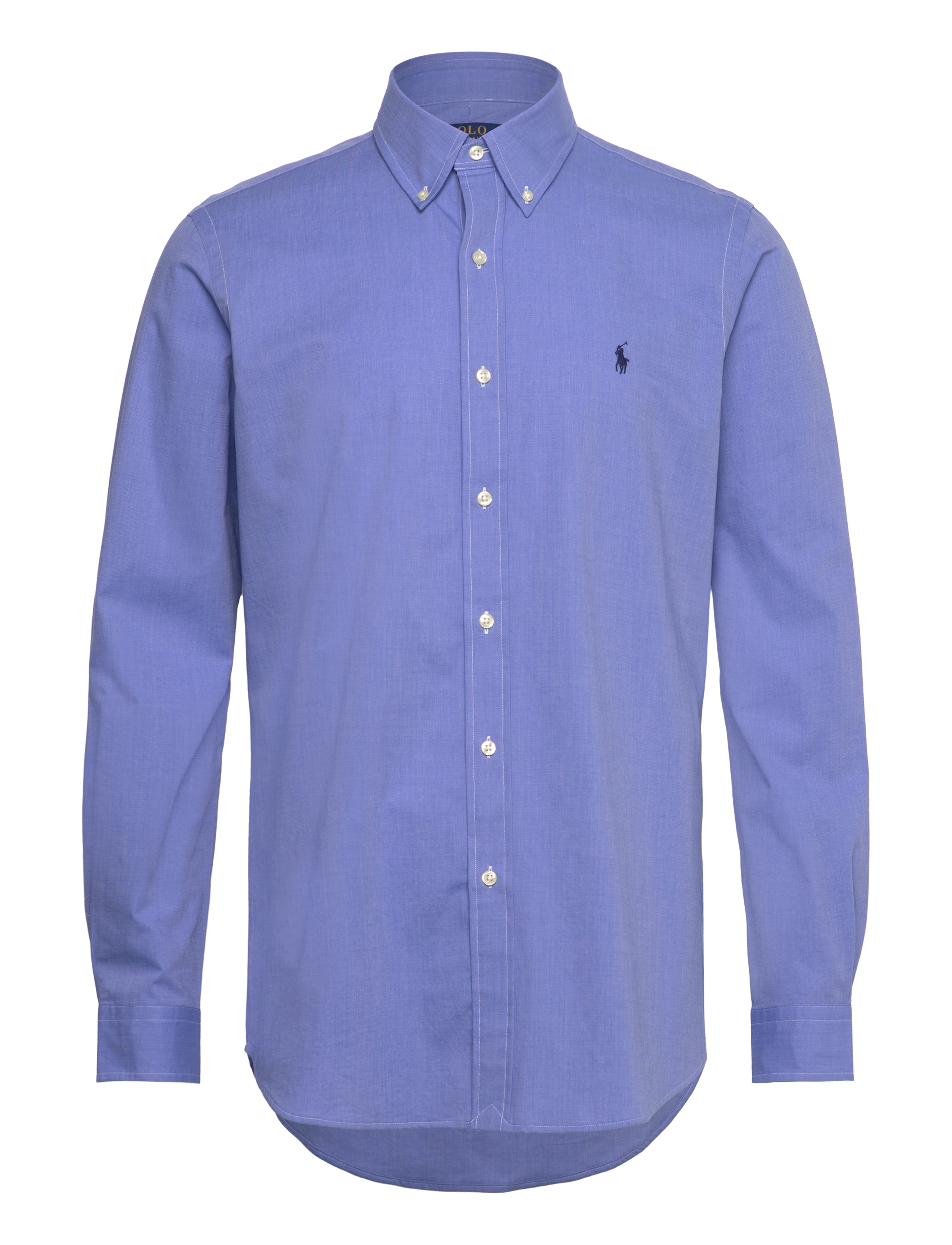 Polo Ralph Lauren Custom Fit Stretch Poplin Shirt - Skjorter - 2865 BLUE END ON / blue