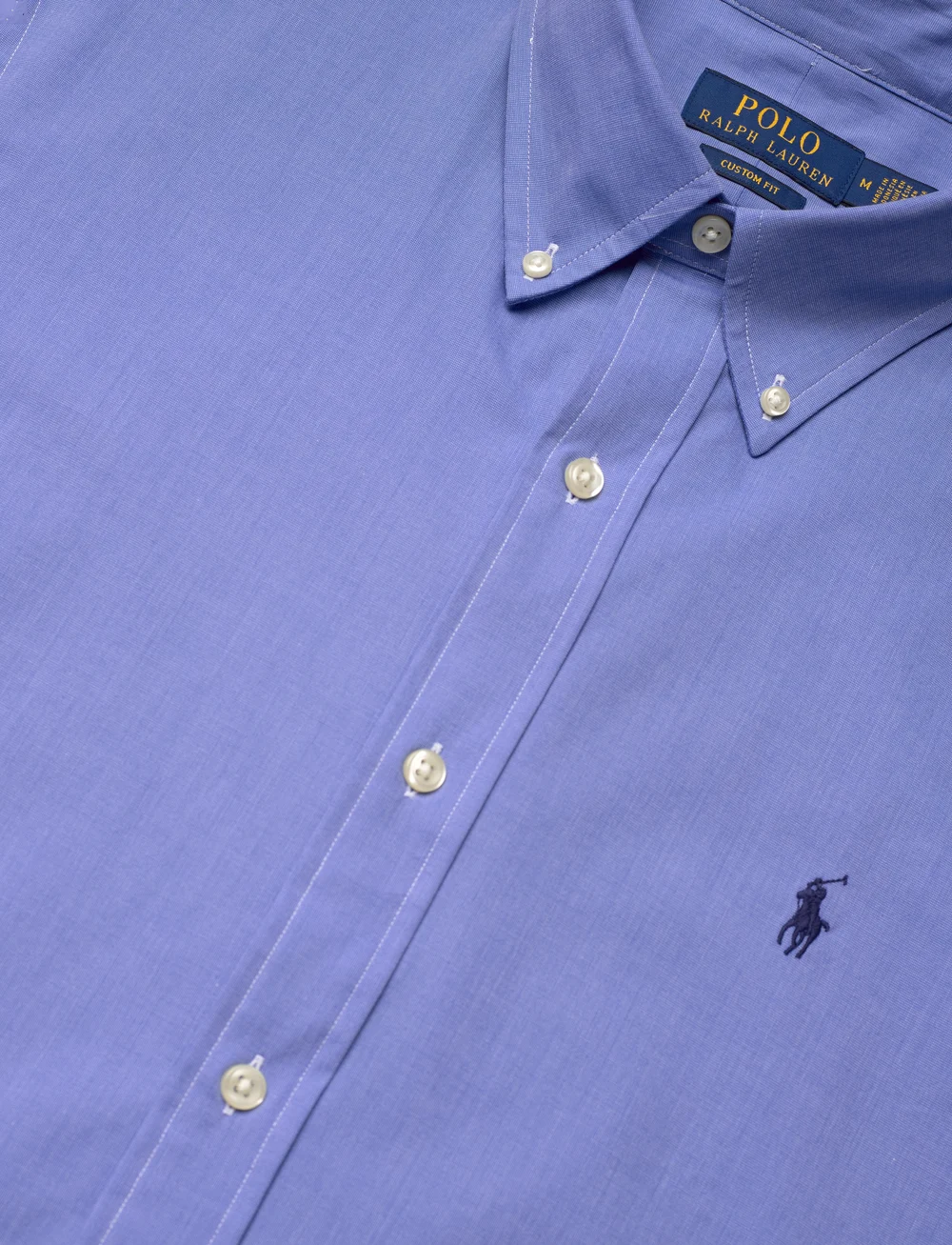 Polo Ralph Lauren - Custom Fit Stretch Poplin Shirt - chemises basiques - 2865 blue end on - 3