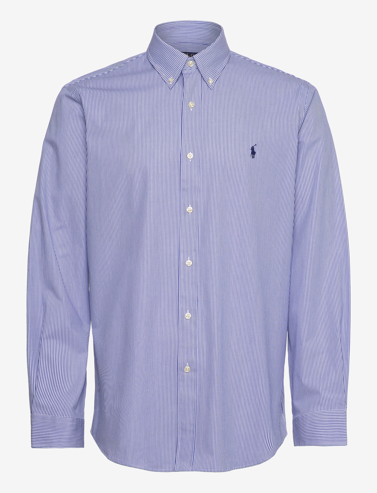 Polo Ralph Lauren - Custom Fit Stretch Poplin Shirt - basic skjortor - 2866 blue/white h - 0