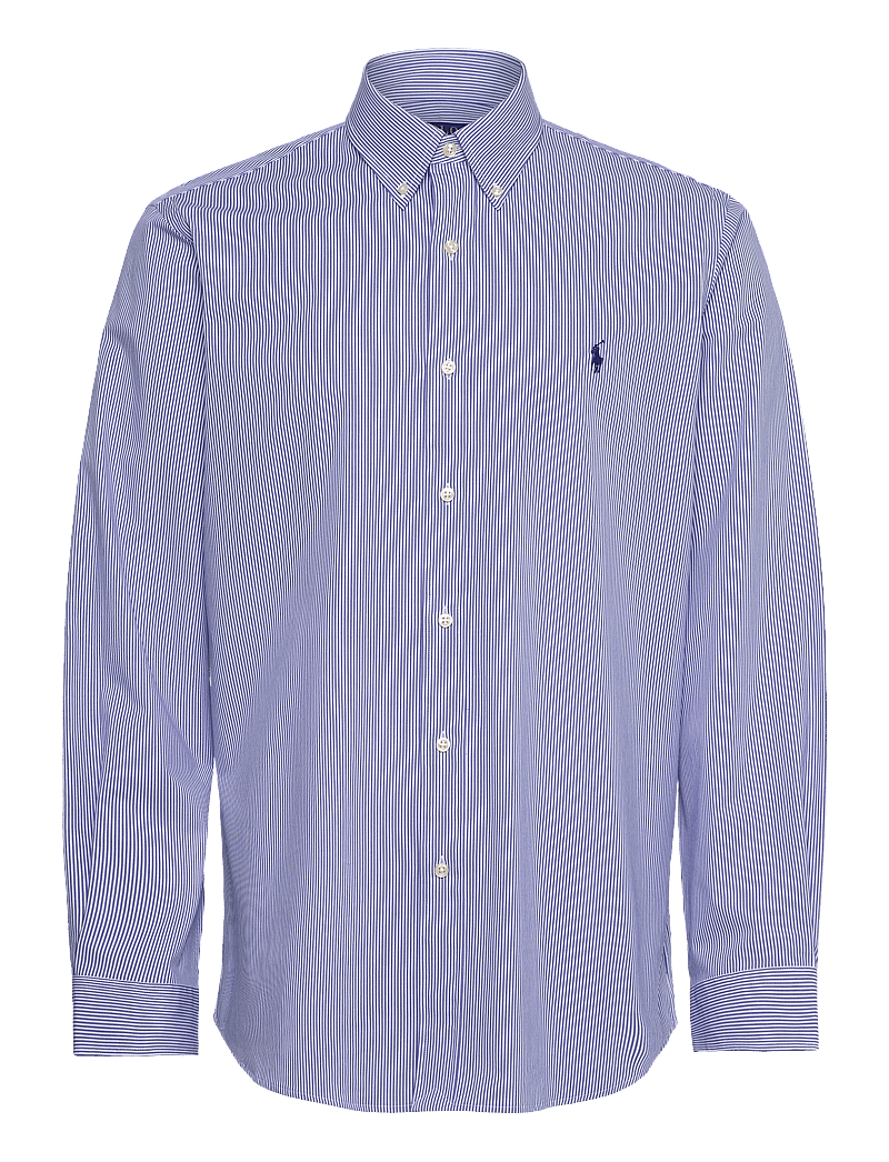 Polo Ralph Lauren - Custom Fit Stretch Poplin Shirt - basic skjortor - 2866 blue/white h - 0