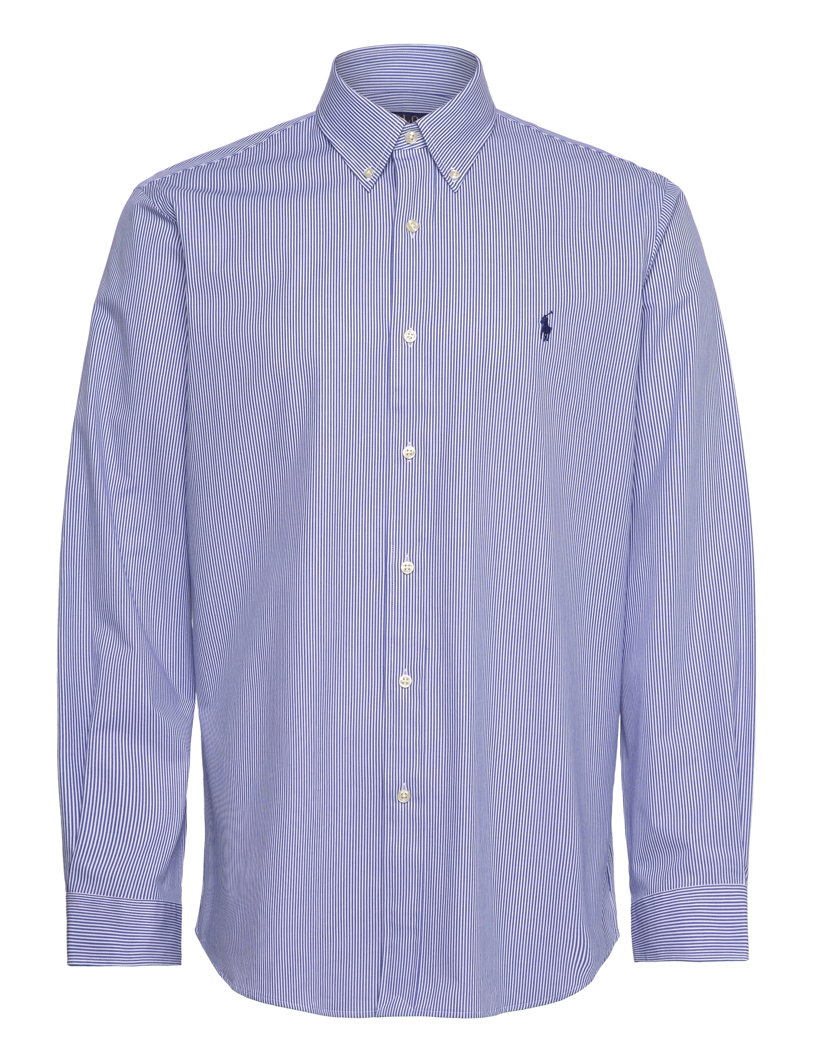 Polo Ralph Lauren Custom Fit Stretch Poplin Shirt - Skjorter - 2866 BLUE/WHITE H / blue