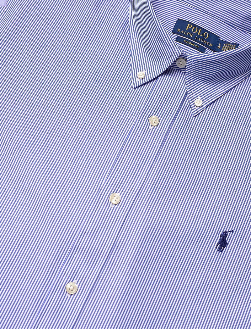 Polo Ralph Lauren - Custom Fit Stretch Poplin Shirt - basic skjortor - 2866 blue/white h - 3