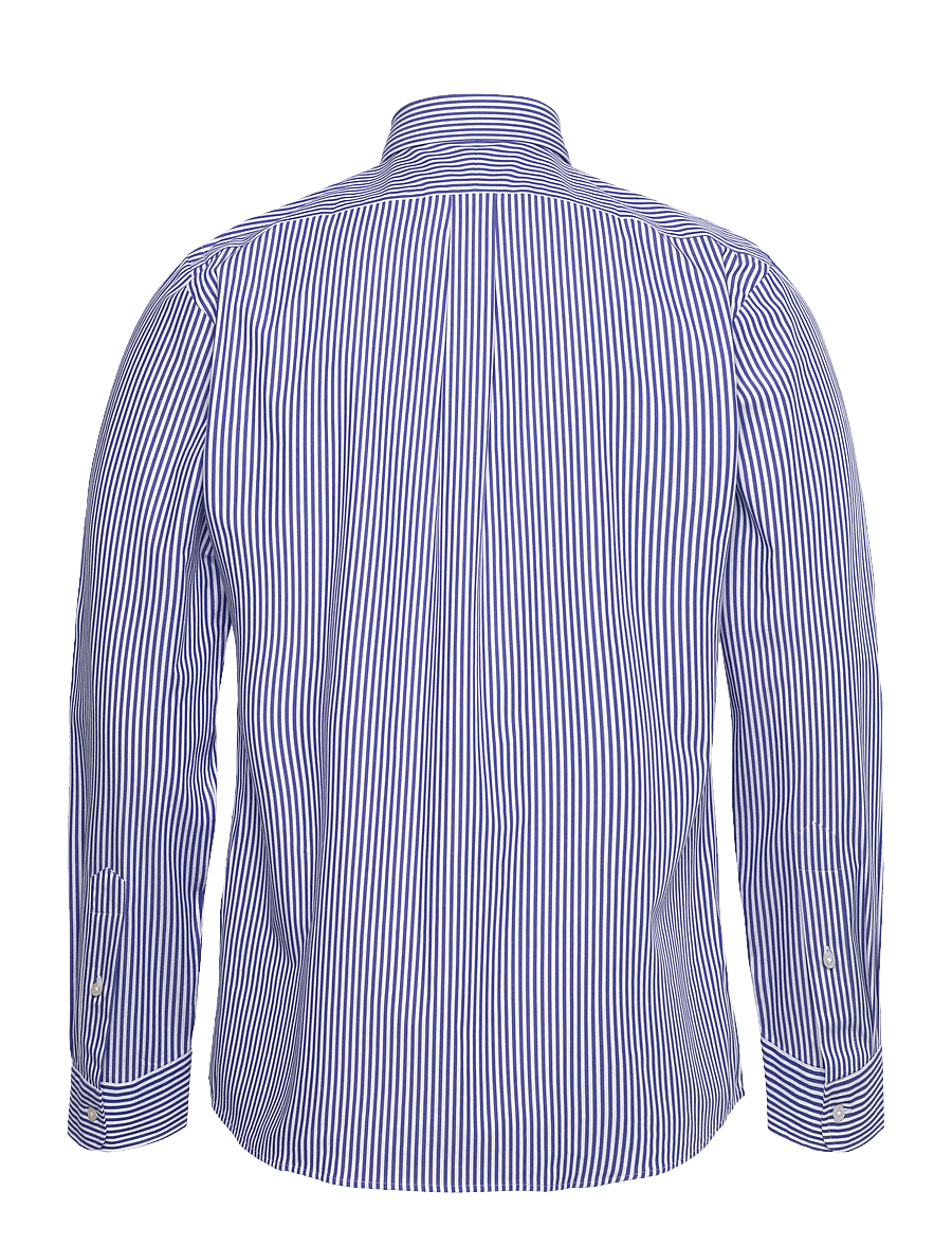 Polo Ralph Lauren - Custom Fit Stretch Poplin Shirt - casual shirts - blue/white bengal - 1