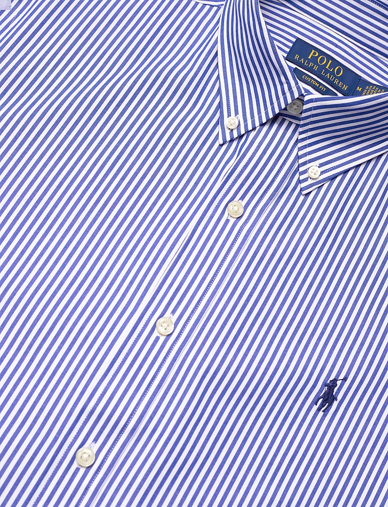 Polo Ralph Lauren - Custom Fit Stretch Poplin Shirt - basic skjortor - blue/white bengal - 3