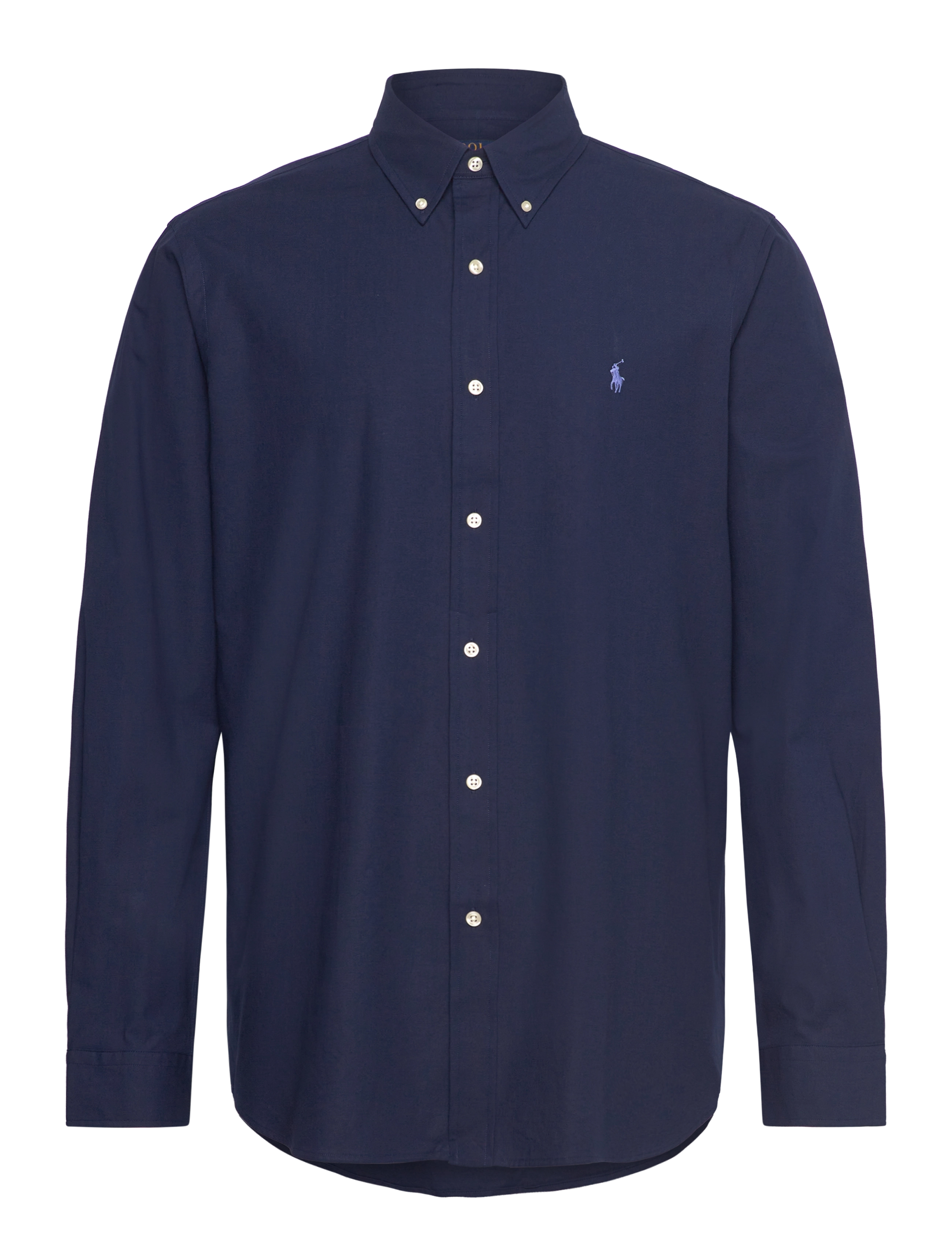 Polo Ralph Lauren Custom Fit Stretch Poplin Shirt - Kauluspaidat - NEWPORT NAVY / navy