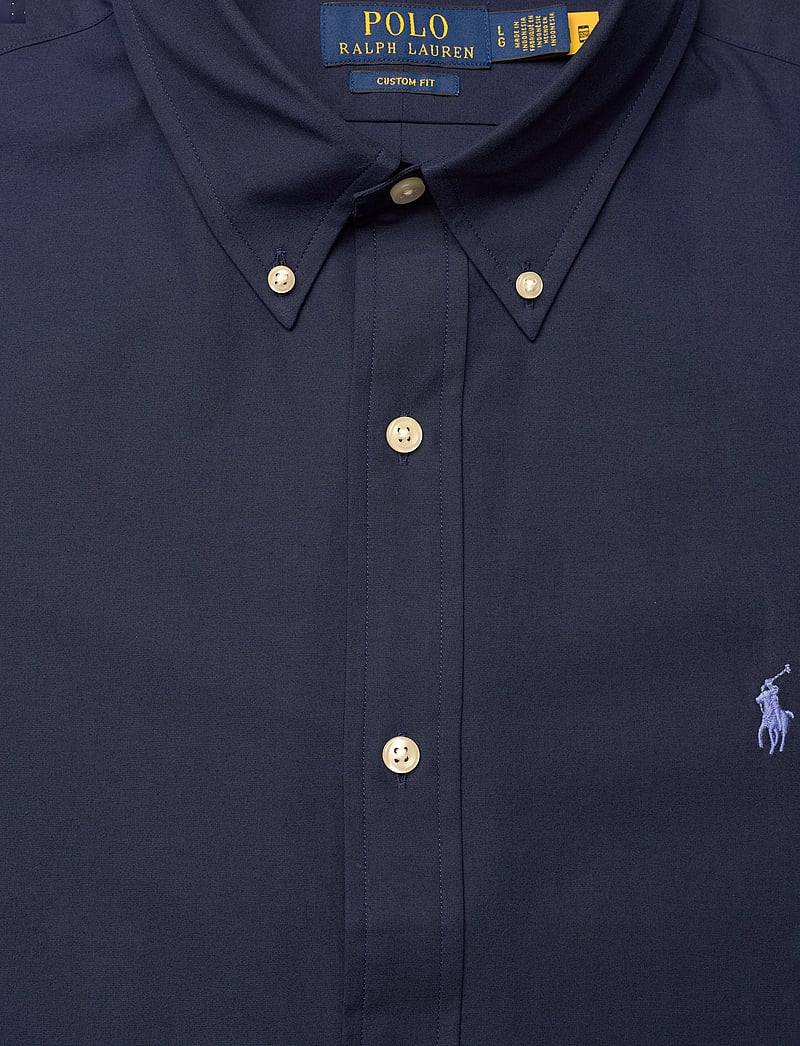 Polo Ralph Lauren - Custom Fit Stretch Poplin Shirt - basic skjortor - newport navy - 2