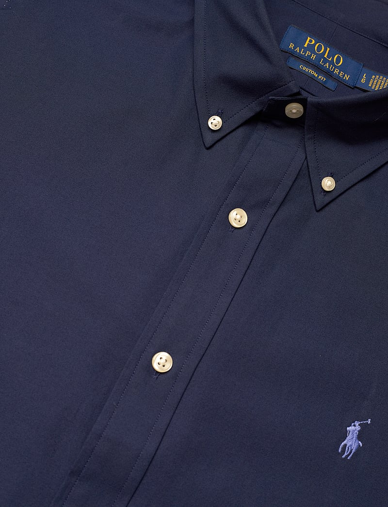 Polo Ralph Lauren - Custom Fit Stretch Poplin Shirt - basic skjortor - newport navy - 3