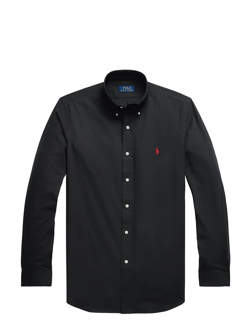 Polo Ralph Lauren - Custom Fit Stretch Poplin Shirt - basic skjortor - polo black - 1