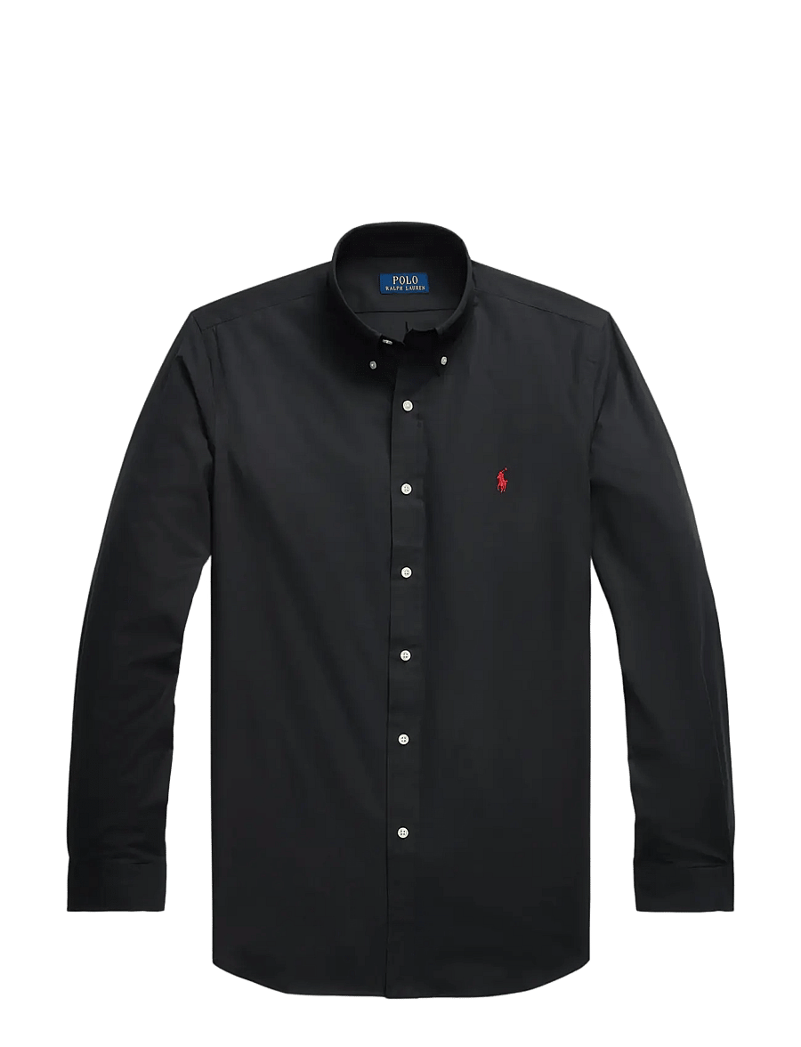 Polo Ralph Lauren - Custom Fit Stretch Poplin Shirt - casual skjorter - polo black - 1
