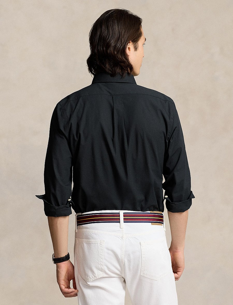 Polo Ralph Lauren - Custom Fit Stretch Poplin Shirt - casual skjorter - polo black - 3