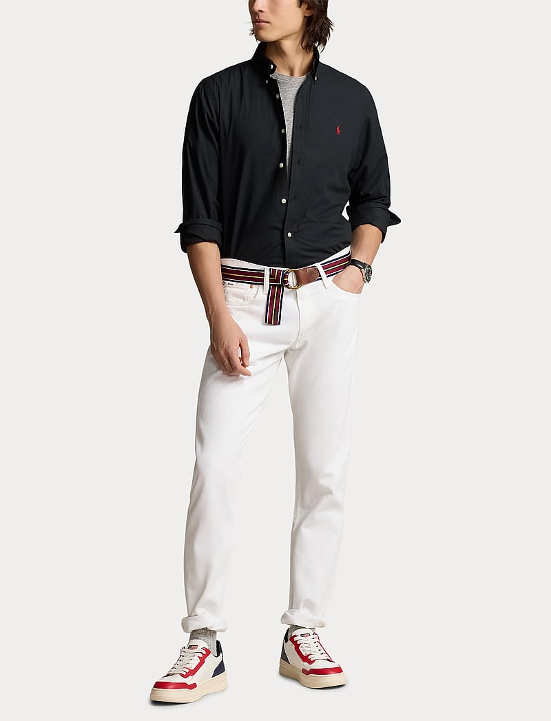 Polo Ralph Lauren - Custom Fit Stretch Poplin Shirt - basic skjortor - polo black - 5