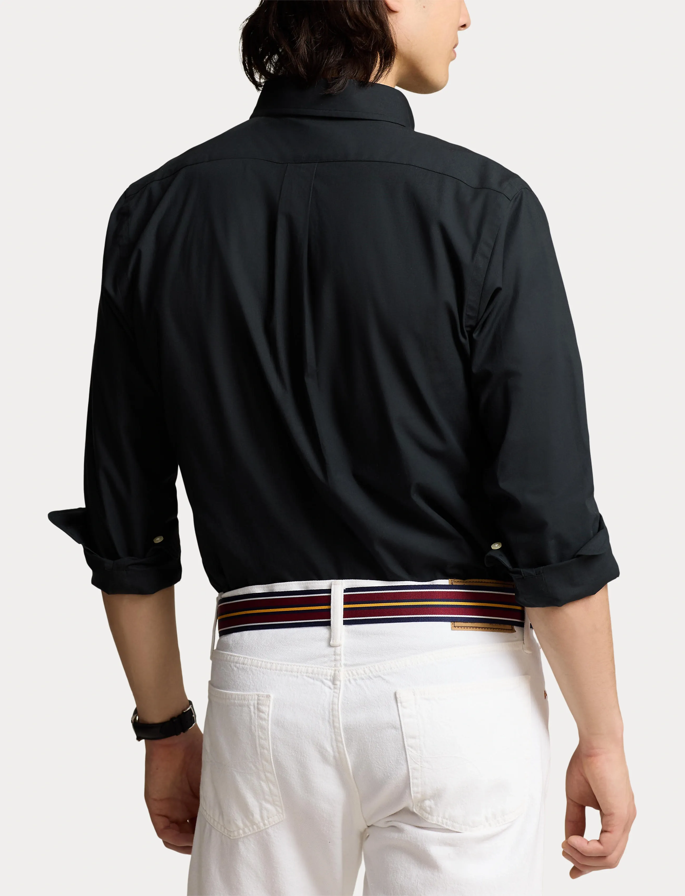 Polo Ralph Lauren Custom Fit Stretch Poplin Shirt casual skjortor herr – bild 6