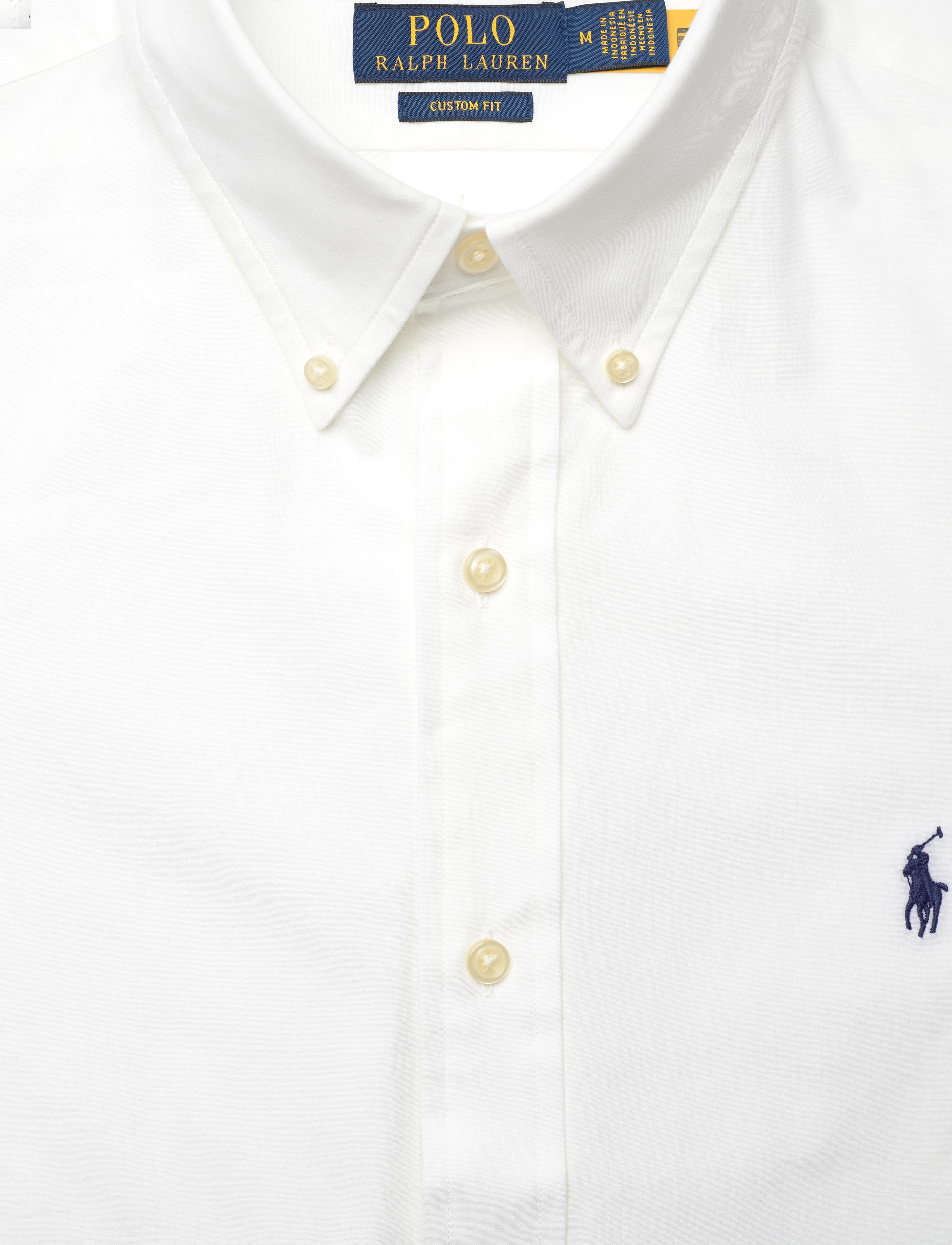 Polo Ralph Lauren - Custom Fit Stretch Poplin Shirt - casual skjorter - white - 2