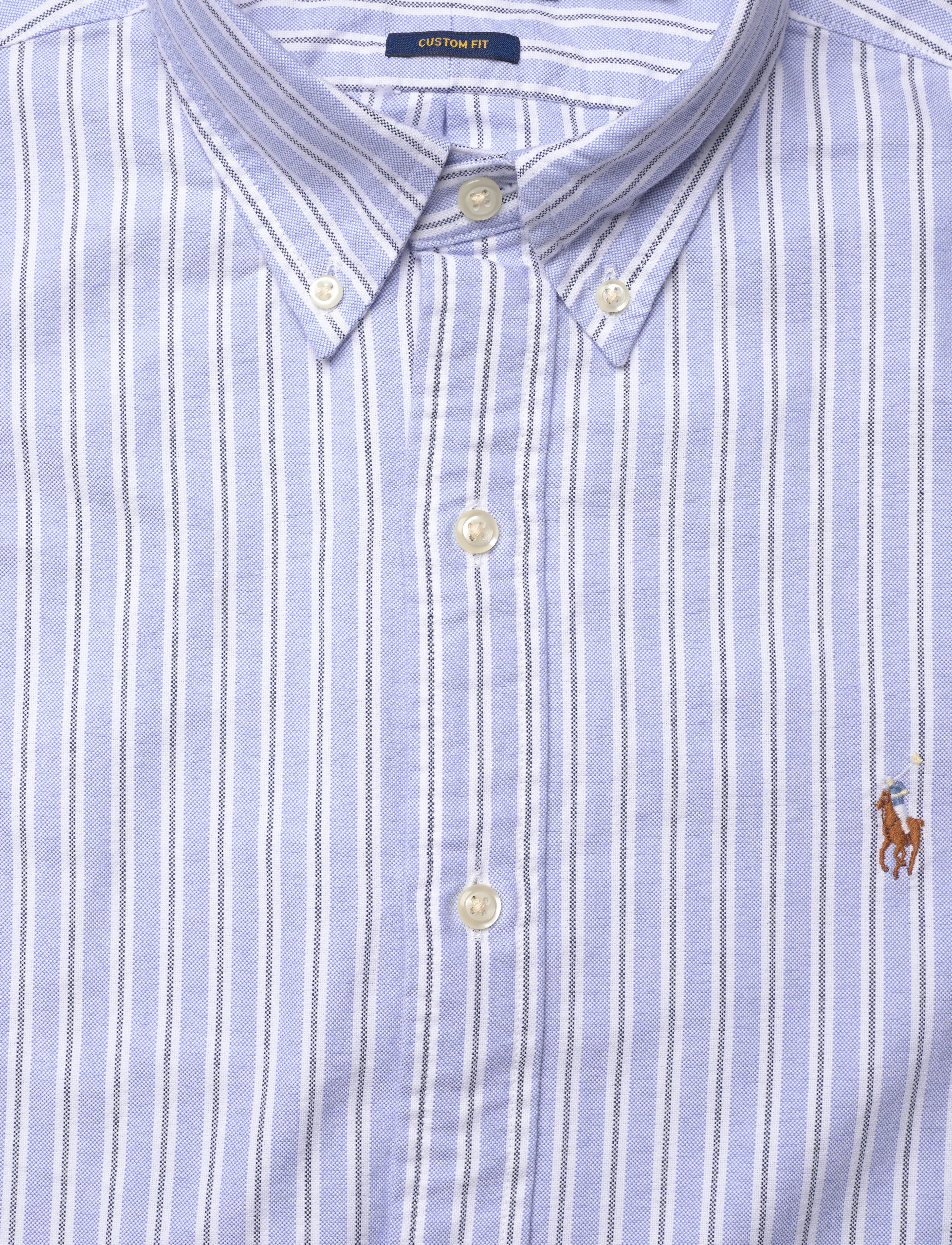 Polo Ralph Lauren - Custom Fit Striped Oxford Shirt - 4331a blue/white - 2