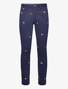 Stretch Slim Fit Embroidered Pant, Polo Ralph Lauren