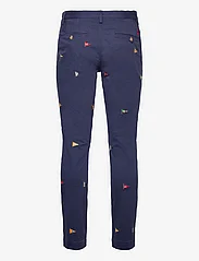 Polo Ralph Lauren - Stretch Slim Fit Embroidered Pant - chinos - newport navy w/fl - 1