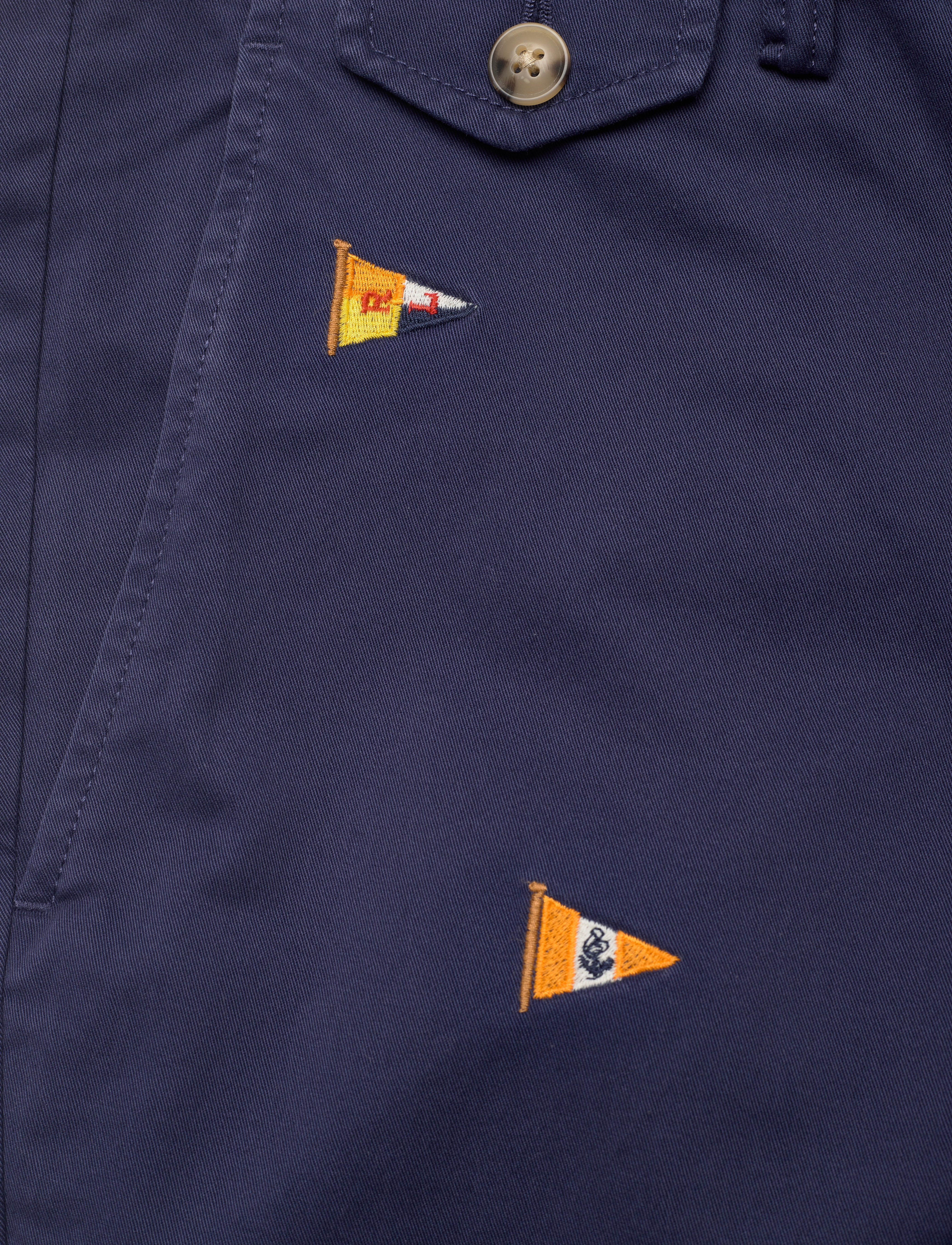 Polo Ralph Lauren - Stretch Slim Fit Embroidered Pant - newport navy w/fl - 2