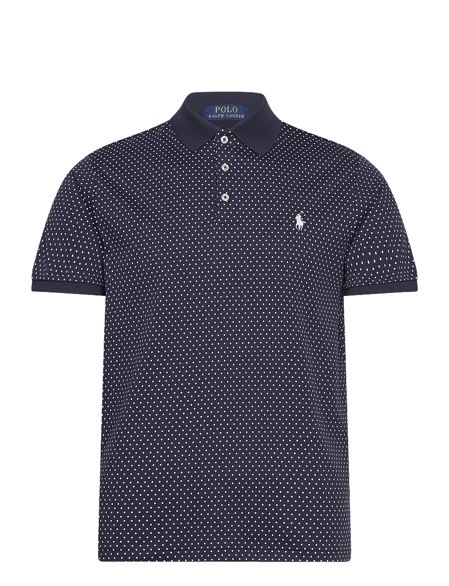 Polo Ralph Lauren - Custom Slim Dot Soft Cotton Polo Shirt - preppy dot/refine - 0
