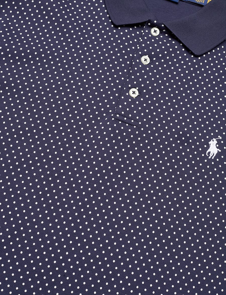 Polo Ralph Lauren - Custom Slim Dot Soft Cotton Polo Shirt - preppy dot/refine - 2
