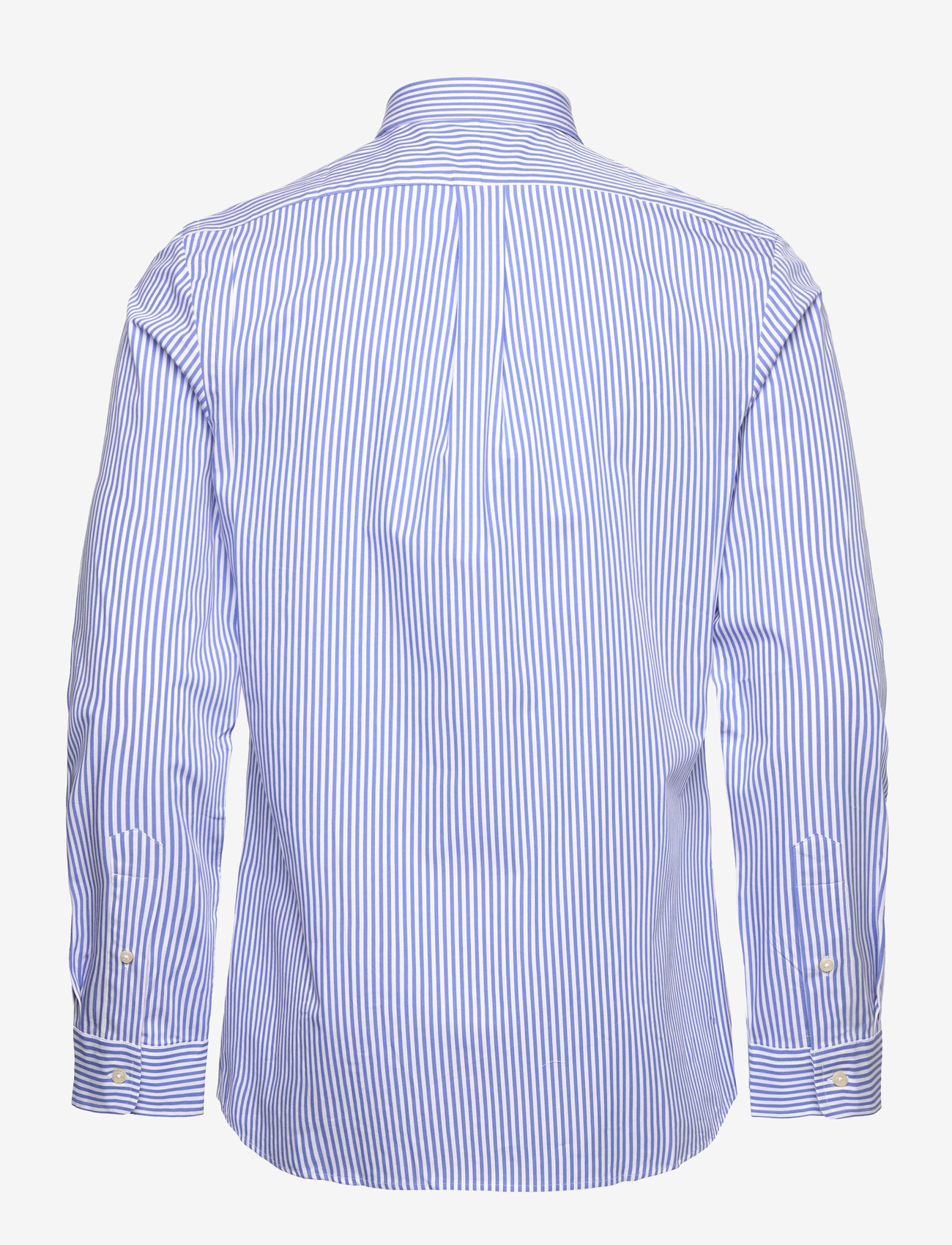 Polo Ralph Lauren - Slim Fit Striped Stretch Poplin Shirt - tavalised t-särgid - 4655h light blue - 2