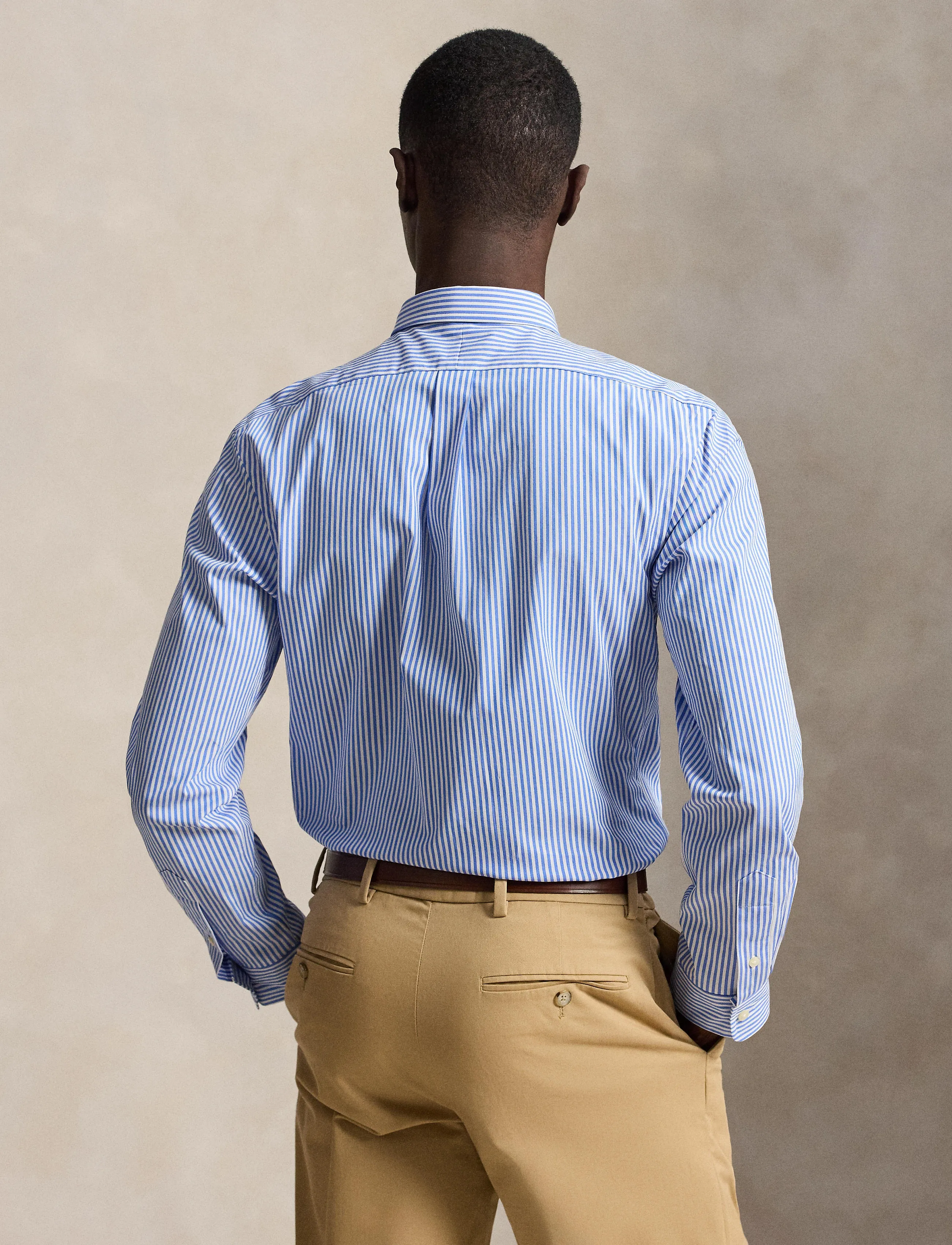 Polo Ralph Lauren Slim fit-skjorta i elastisk poplin herr – bild 7