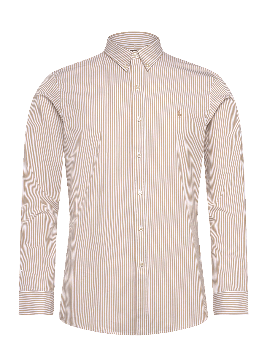Polo Ralph Lauren - Slim Fit Striped Stretch Poplin Shirt - gestreifte hemden - 4655z coastal bei - 1