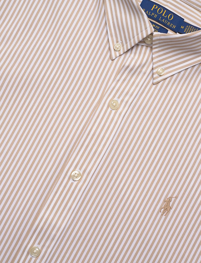 Polo Ralph Lauren - Slim Fit Striped Stretch Poplin Shirt - triibulised särgid - 4655z coastal bei - 3