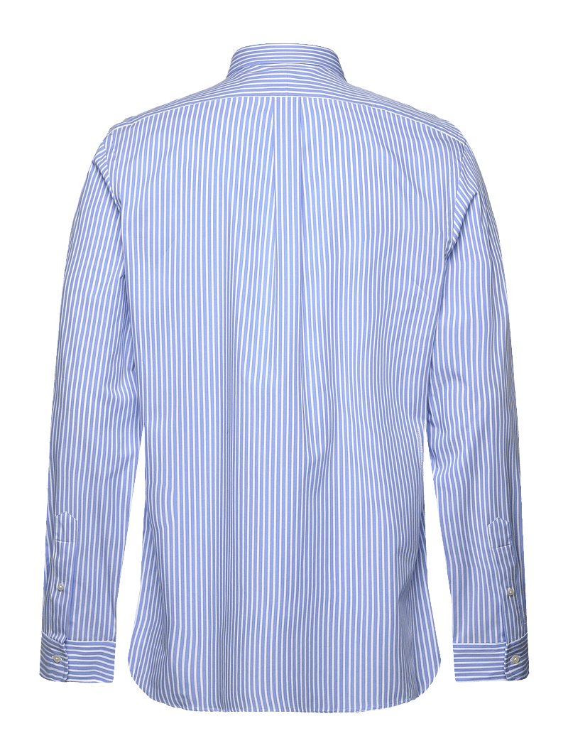 Polo Ralph Lauren - Slim Fit Striped Stretch Poplin Shirt - basic skjorter - 6779a canvas blue - 1