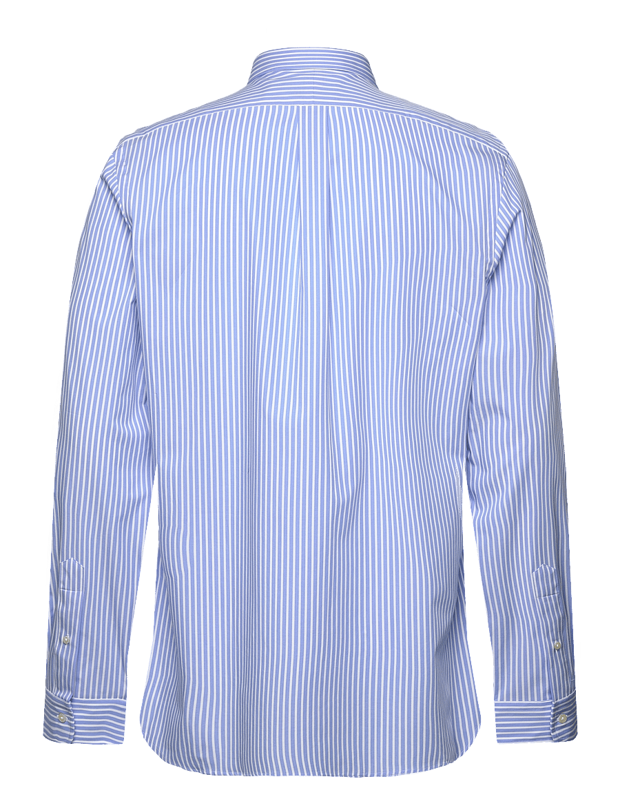 Polo Ralph Lauren - Slim Fit Striped Stretch Poplin Shirt - gestreifte hemden - 6779a canvas blue - 1
