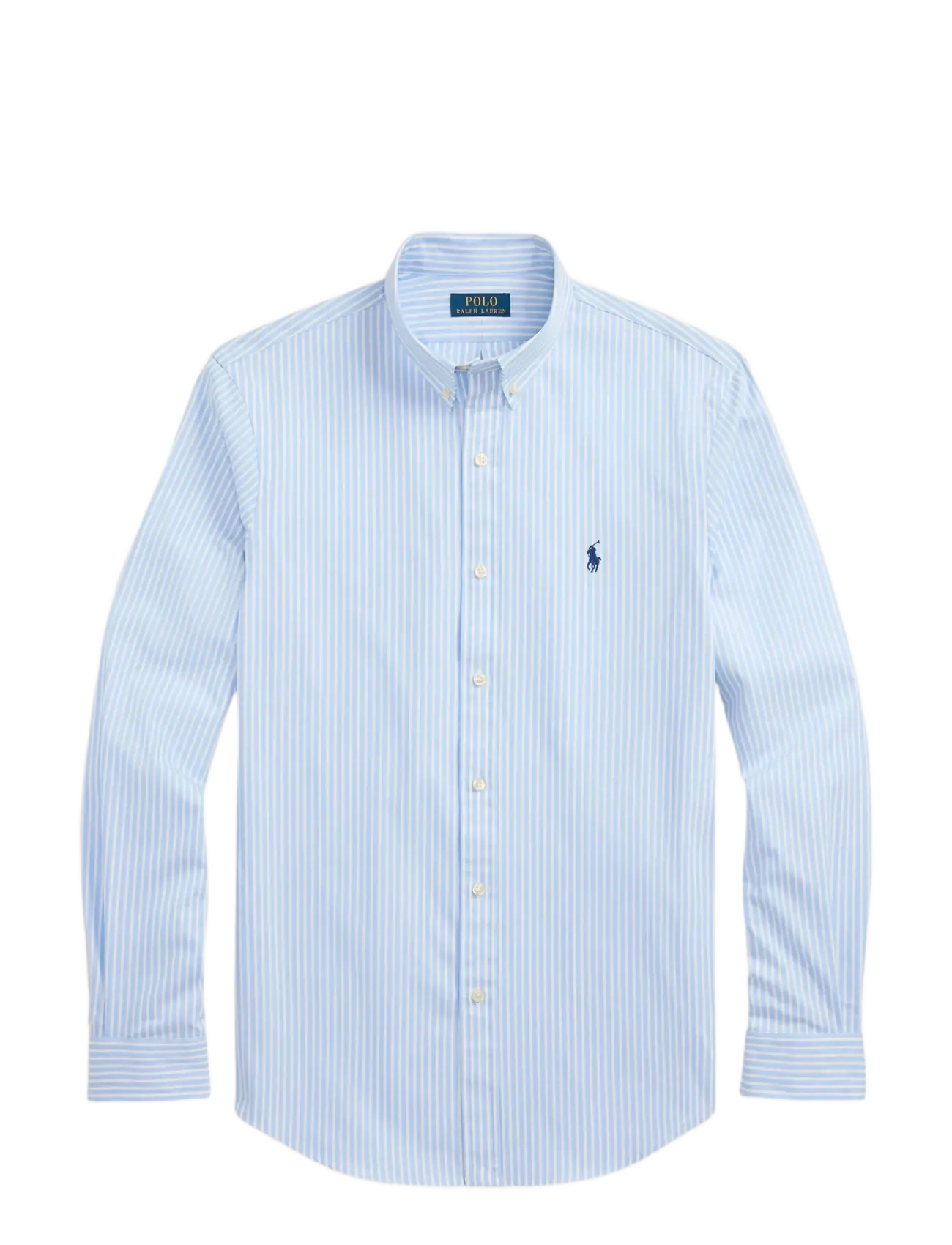 Polo Ralph Lauren - Slim Fit Striped Stretch Poplin Shirt - gestreepte overhemden - 6779f austin blue - 2