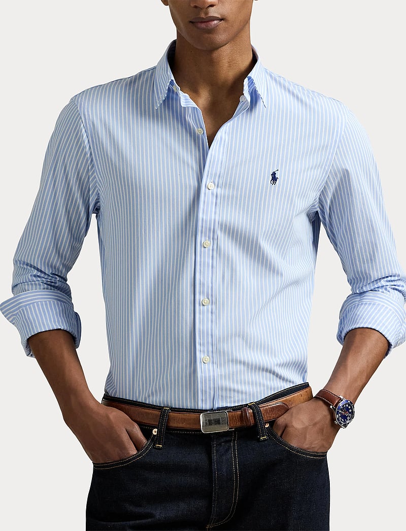 Polo Ralph Lauren Slim Fit Striped Stretch Poplin Shirt (RAF710929344) - Striped shirts - Boozt.com Polo Ralph Lauren Slim Fit Striped Stretch Poplin Shirt (RAF710929344) - Striped shirts - Boozt.com