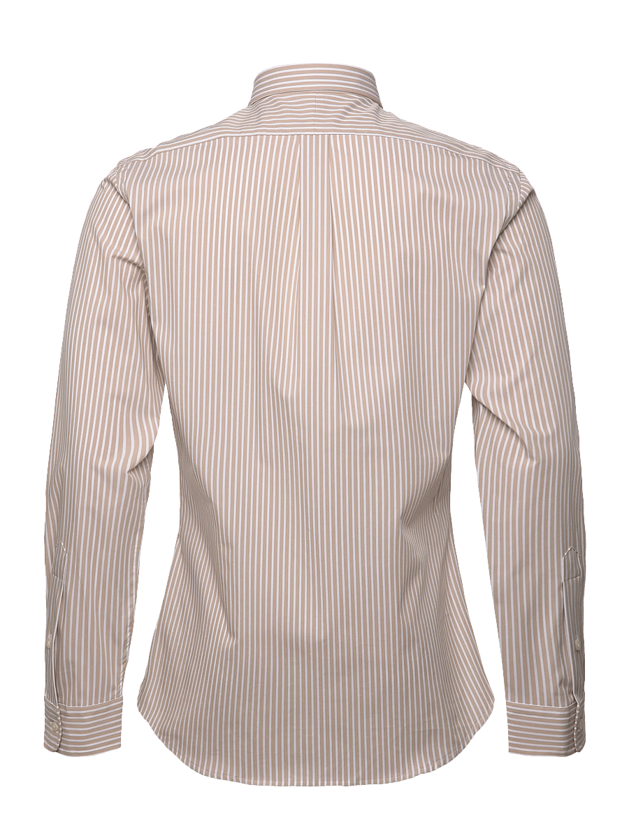 Polo Ralph Lauren - Slim Fit Striped Stretch Poplin Shirt - gestreifte hemden - 6779i coastal bei - 1
