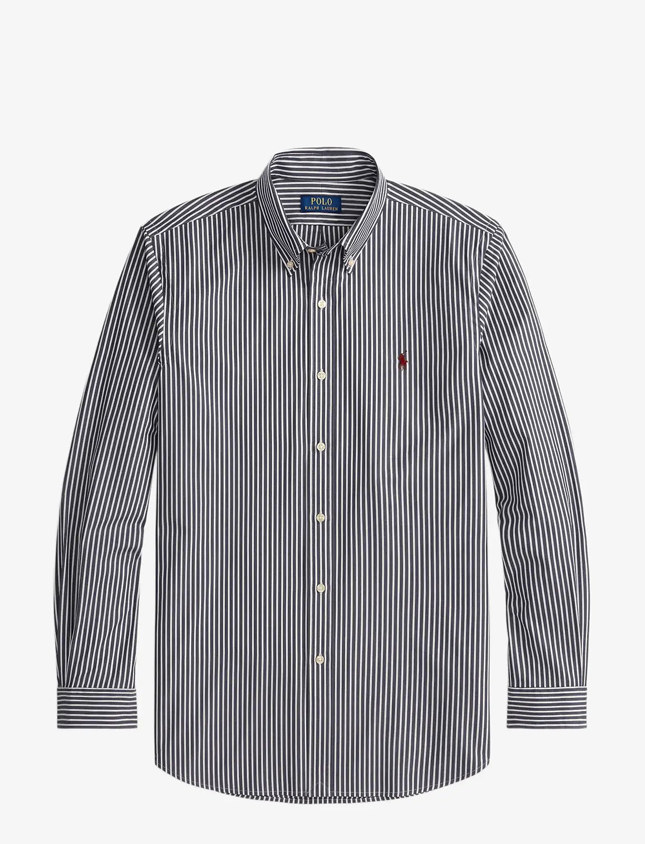 Polo Ralph Lauren - Slim Fit Striped Stretch Poplin Shirt - triibulised särgid - 6779j newport nav - 1