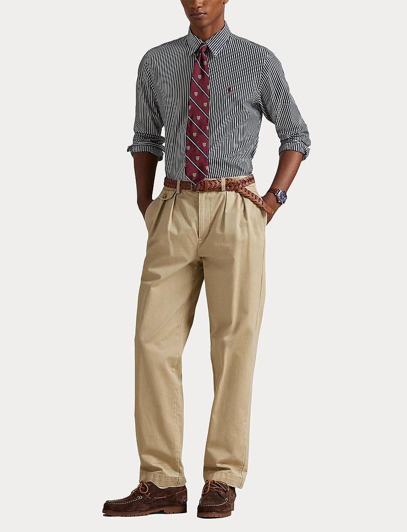 Polo Ralph Lauren - Slim Fit Striped Stretch Poplin Shirt - triibulised särgid - 6779j newport nav - 4