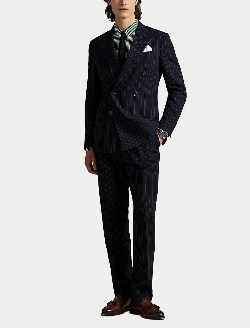 Polo Ralph Lauren - Slim Fit Striped Stretch Poplin Shirt - basic skjorter - 6779k new forest - 4